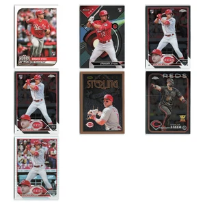 Spencer Steer Lot 7 Baseball Cards 2023 Topps Hobby Rip Night Cincinnati Reds NM - Picture 1 of 9