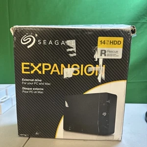 Seagate Expansion 14TB 3.5" External Hard Drive - Black (For Parts) - Afbeelding 1 van 3