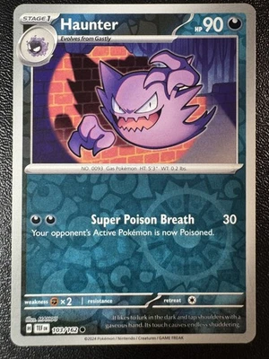 Haunter 103/162 Reverse Holo Common SV05: Temporal Forces NM - Image 1 of 2