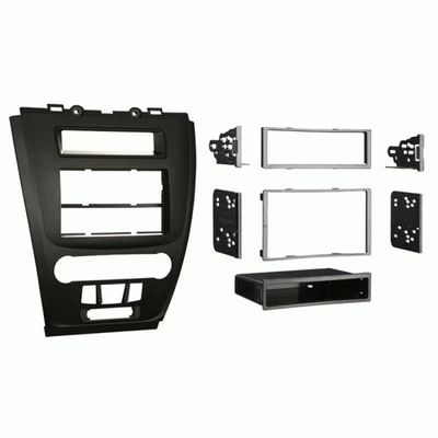 Metra 99-5821B DDIN Black Stereo Installation Dash Kit for 2010-2012 Ford Fusion - Image 1 of 4