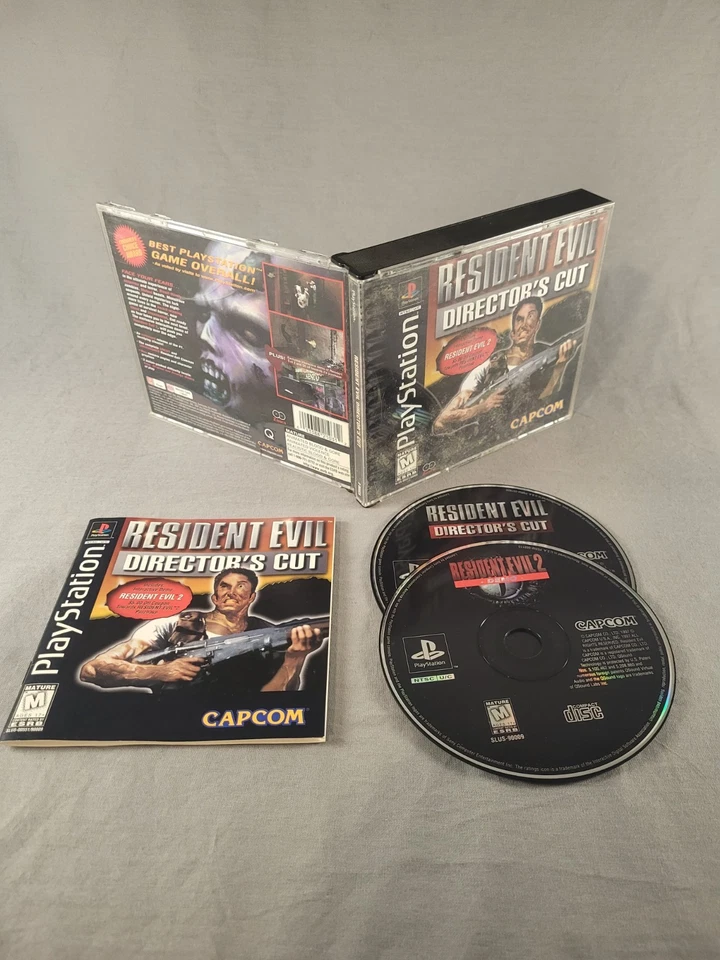 Resident Evil: Director's Cut With Bonus Demo Disc, PS1, CIB, Tested! [Reg Card] - Image 1 of 2