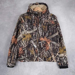 Dickies Camo Jacket Boys Large Sherpa Lined Duck Canvas New Conceal Camouflage - Picture 1 of 24