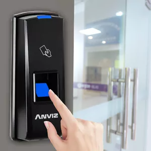 LECTOR DE HUELLAS DACTILARES ANVIZ T5S Y LECTOR DE TARJETAS EM RFID CONTROL DE ACCESO BIOMÉTRICO - Imagen 1 de 10