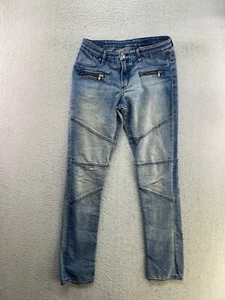 H&M Youth Girls Size 12-13y Medium Wash Skinny Fit Modern Cool Jeans - Picture 1 of 10