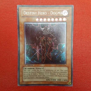 Yugioh Destiny Hero Dogma POTD-EN014 1st Edition Ultimate Rare - Picture 1 of 2