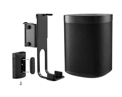 Swivel Tilted Wall Mount Bracket  for Sonos 1 One SL and Play 1 Black - image 1 of 4