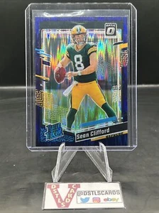 2023 Panini Donruss Optic - SEAN CLIFFORD RATED ROOKIE PURPLE SHOCK PRIZM #242 - Picture 1 of 3