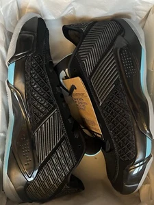 Air Jordan 38 Low 'Gamma Blue' Black Sneakers, Size 9.5 NEW in FULL BOX - Picture 1 of 7
