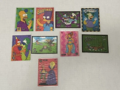 VINTAGE SIMPSONS SERIES 2 SKYBOX WIGGLE SET W1-W9 NEAR MINT - Image 1 of 4