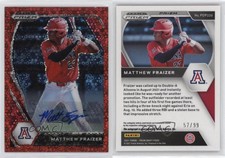2021 Panini Prizm Draft Picks Red Donut Circle /99 Matthew Fraizer #PDP220 Auto