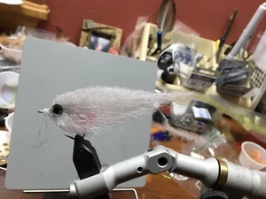 Saltwater Fly mullet Fly ep Baitfish Size 2/0 Tarpon,Snook,Striped bass - Picture 1 of 2