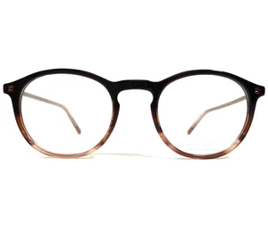 Prodesign Denmark Eyeglasses Frames 4773 c.4942 Brown Clear Pink Round 46-20-140 - Picture 1 of 10