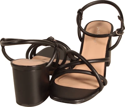 Jellypop Rosary Womens Strappy Heel Black US Size 9 M - Image 1 of 4