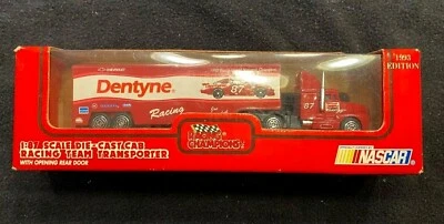 Racing Champions 1993 Racing Team Transporter 1/87th Scale NASCAR Joe Nemechek  - Image 1 of 4