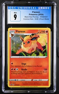 Flareon SWSH041 SWSH: Sword & Shield Promo Cards Holo CGC 9 - Image 1 of 2