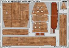 Eduard 491072 1:48 B-17G wooden floors & ammo boxes