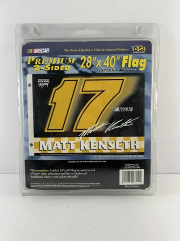 NASCAR Matt Kenseth #17- 2 Sided 28 x 40 Flag Banner Brand-New! Cars Racing! Cover