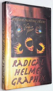 RADICAL HELMET GRAPHIX New DVD Craig Fraser Airbrush Kustom Painting Tricks OOP - Imagen 1 de 4