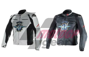 WWS MV AGUSTA Reitjacke MOTORRAD LEDERJACKE ALLE GRÖSSEN VERFÜGBAR - Bild 1 von 5