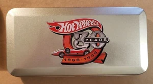 Hot Wheels 30TH ANNIVERSARY HINGED TIN - PENCIL BOX - 3000LE - Picture 1 of 5