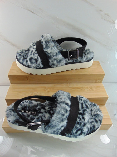 Sandali pantofola KOOLABURRA di UGG Fuzz D Out da donna taglia 8 M NUOVI DI ZECCA