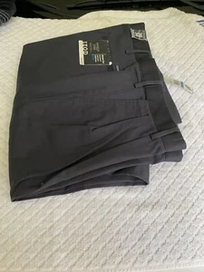 izod chino wrinkle free big & tall men navy pants size 36/36 - Picture 1 of 2