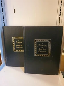 Vintage Grolier A Treasury Of American Literature Volume 1 & 2 Hardcover Books - Bild 1 von 12