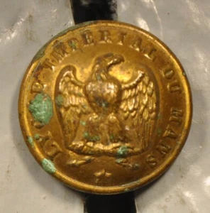 Knopf - LE MANS Imperial High School Second Empire Uniformknopf - Bild 1 von 2