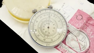 Calculadora de regla de deslizamiento circular vintage KL-1 URSS instrumento matemático soviético - Imagen 1 de 14