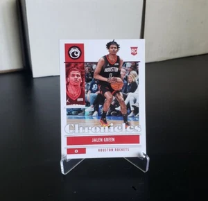 2021-22 Panini Chronicles Jalen Green Rookie Card #49 Rockets RC  - Picture 1 of 2