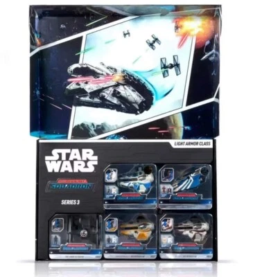 Star Wars Micro Galaxy Squadron Light Armor Clase Serie 3 Caja Set + Persecución Raro Foto 1 de 4