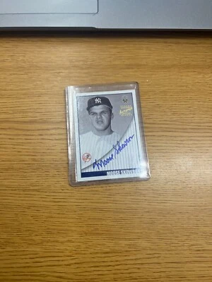 Moose Skowron 2002 02 Topps Super Teams Autographs Group B 1:75 Auto Autographed - Image 1 of 2