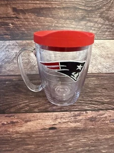 New England Patriots Brand New! 16oz Tervis Tumbler Mug With Lid! - Picture 1 of 7