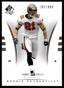 2007 Donruss Gridiron Gear Sabby Piscitelli Rookie /599 Tampa Bay Buccaneers - Picture 1 of 2
