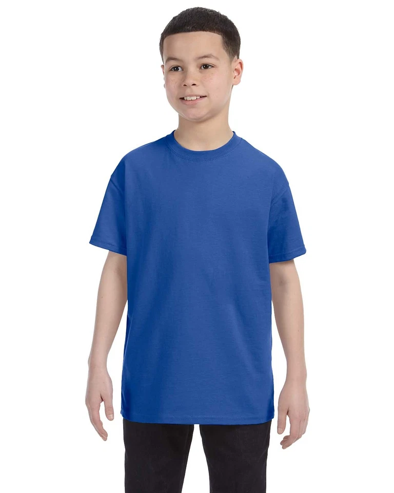 Camiseta Jerzees Youth 5,6 oz 50/50 mezcla de peso pesado Dri-Power M-29B Foto 1 de 1