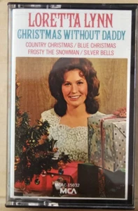 LORETTA LYNN Christmas Without Daddy Music CASSETTE MCA Records 1987 - Picture 1 of 2