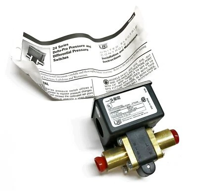 Interruptor de presión diferencial United Electric 24-96162 NOS Foto 1 de 4