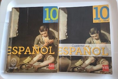 ESPAÑOL 10 Serie Ser y Saber ACADEMIA PUERTORRIQUEÑA... Libro y Cuaderno Escuela - Image 1 of 4