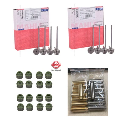 16X Mahle Engine Valve Set & Valves Inlet & Exhaust &Steam Seal For VW Audi 2.0T - Image 1 of 4