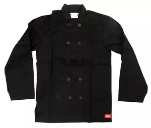 Chaqueta Dickies Negra Chef 3XL CW070305B Restaurante Botones Frontal Uniforme Abrigo Nuevo - Imagen 1 de 6
