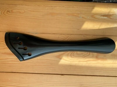 Doppio Basso Cordiera, 4/4-3/4, Nero Puro Ebano, Harp Style - Immagine 1 di 3