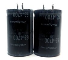 4700uF 63V (2x) Electrolytic Capacitors 63V 4700uF Volume 25x40 mm