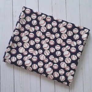 Alexander Henry "baseball" Fabric Navy Blue White 2002    1 3/4 yards - Picture 1 of 4
