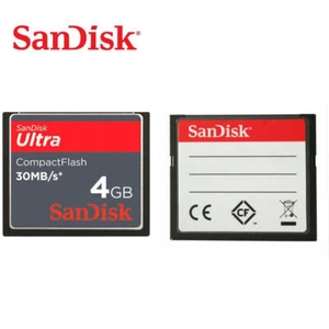 Tarjeta de memoria SanDisk Ultra 4 GB CompactFlash 30 MB/S CF SDCFH-004G - Imagen 1 de 4
