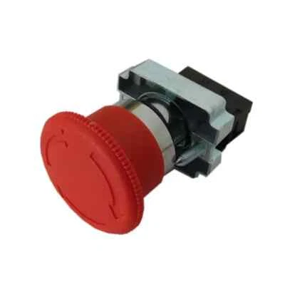 FATO pulsante a fungo rosso emergenza 10A 600V industriale con ghiera rosso 1 nc