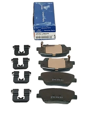 KIT PASTILLAS FRENO TRASERO ORIGINAL OEM PARA HYUNDAI SANTA FE 3.3L 58302-2WA30 Foto 1 de 4
