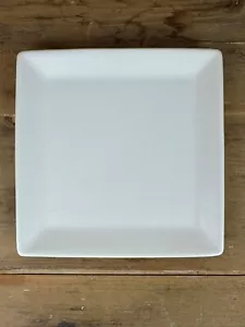 Dansk Weiß Porzellan Quadratisch Form 9" x 9" Quadratisch Teller - Bild 1 von 2