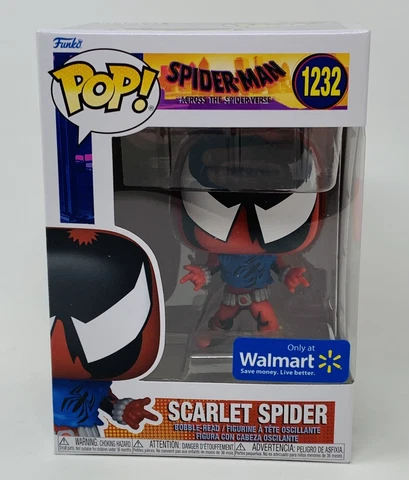 Funko Pop Spider-Man Across the Spider-Verse Scarlet Spider Walmart 1232 NEW Cover