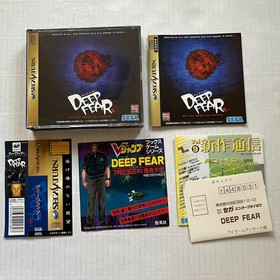 Deep Fear (Japan Import) Sega Saturn Used Complete w/ Spine Card 1998 NTSC-J