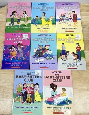 The Baby-Sitters Club Graphic Novels Lot of 8 Ann M. Martin Raina Telgemeier - Image 1 of 4